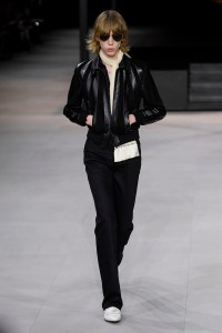 Model on the catwalk