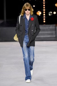 Model on the catwalk