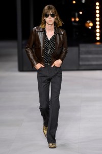 Model on the catwalk
