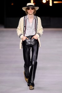 Model on the catwalk