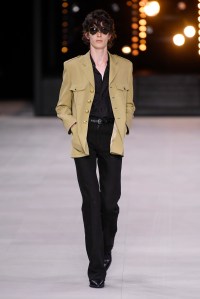 Model on the catwalk