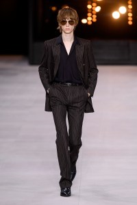 Model on the catwalk