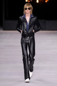 Model on the catwalk