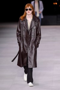 Model on the catwalk
