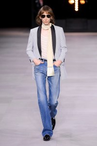 Model on the catwalk