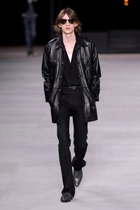 Model on the catwalk