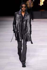 Model on the catwalk