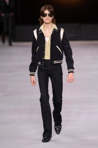 Model on the catwalk