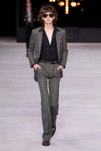 Model on the catwalk