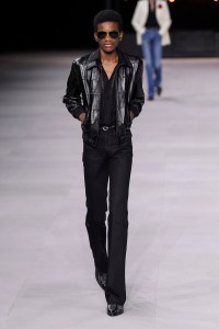Model on the catwalk