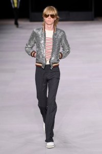 Model on the catwalk