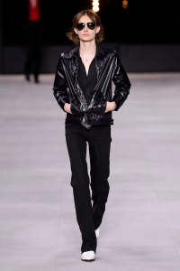 Model on the catwalk