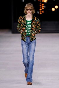 Model on the catwalk