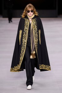 Model on the catwalk