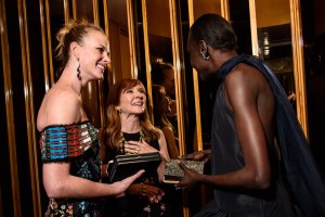 Anne V., Nicole Miller, and Alek Wek