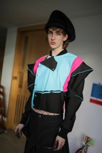 Backstage at Charles Jeffrey Loverboy Men's Spring 2020 photographed in London on 08 June 2019