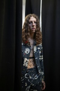 Backstage at Charles Jeffrey Loverboy Men's Spring 2020 photographed in London on 08 June 2019
