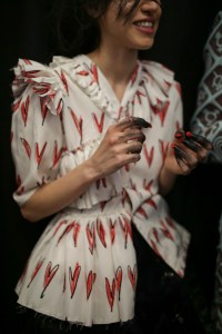 Backstage at Charles Jeffrey Loverboy Men's Spring 2020 photographed in London on 08 June 2019