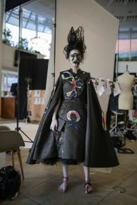 Backstage at Charles Jeffrey Loverboy Men's Spring 2020 photographed in London on 08 June 2019