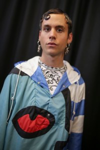 Backstage at Charles Jeffrey Loverboy Men's Spring 2020 photographed in London on 08 June 2019