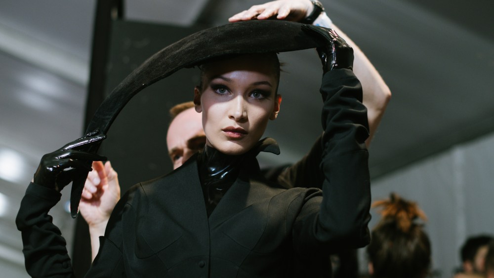 Backstage at CR Runway x LuisaViaRoma.