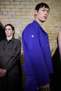 Backstage at Craig Green Men's Spring 2020 photographed in London on 10 June 2019
