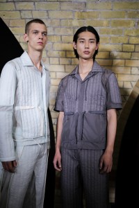 Backstage at Craig Green Men's Spring 2020 photographed in London on 10 June 2019