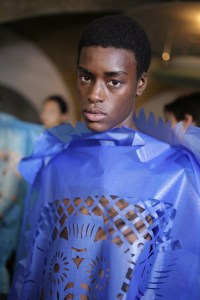 Backstage at Craig Green Men's Spring 2020 photographed in London on 10 June 2019