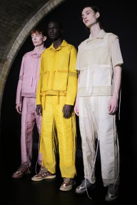 Backstage at Craig Green Men's Spring 2020 photographed in London on 10 June 2019