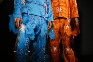 Backstage at Craig Green Men's Spring 2020 photographed in London on 10 June 2019