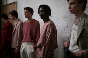 Backstage at E. Tautz  Men's Spring 2020 photographed in London on 08 June 2019