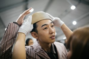 Backstage at Ermenegildo Zegna Men's Spring 2020