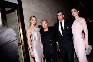 Martha Hunt, Jason Wu, Theo Spilka, and Hilary Rhoda