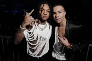 Swae Lee and Olivier Rousteing