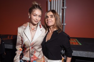 Carine Roitfeld and Gigi Hadid