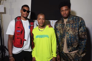 Victor Cruz, Heron Preston and guest