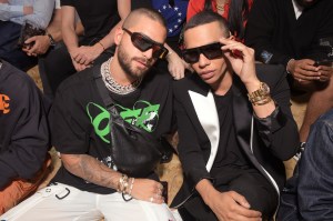 Maluma and Olivier Rousteing