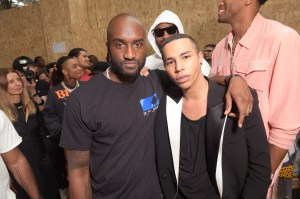 Virgil Abloh and Olivier Rousteing