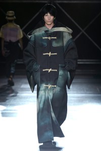 Model on the catwalk