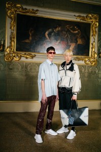 Backstage at Givenchy Men's Spring 2020