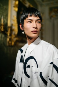 Backstage at Givenchy Men's Spring 2020
