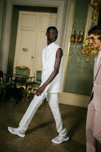 Backstage at Givenchy Men's Spring 2020