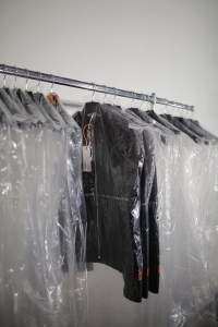 Backstage at Heron Preston Men's Spring 2020
