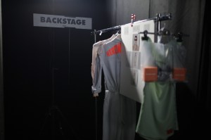 Backstage at Heron Preston Men's Spring 2020
