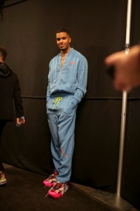 Backstage at Iceberg  Men's Spring 2020 photographed in London on 08 June 2019