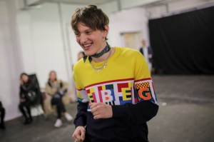 Backstage at Iceberg  Men's Spring 2020 photographed in London on 08 June 2019
