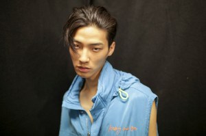Backstage at Iceberg  Men's Spring 2020 photographed in London on 08 June 2019
