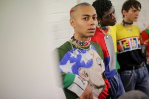 Backstage at Iceberg  Men's Spring 2020 photographed in London on 08 June 2019