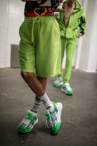 Backstage at Iceberg  Men's Spring 2020 photographed in London on 08 June 2019