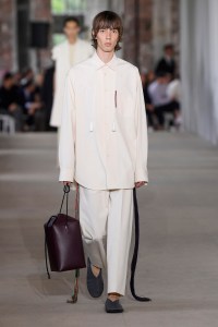 Model on the catwalk
